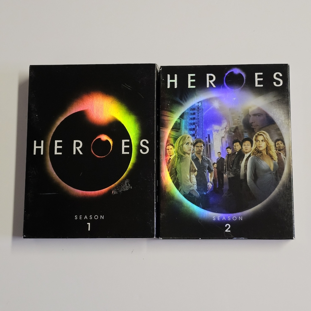 Heroes – The Complete Season 1 & Season 2 DVD Box Set (11 Discs Total)